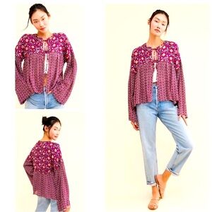 New! Free People Malia Embellished Babydoll Jacket Size: XS. Excellent condition